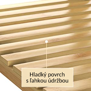 Regál bambusový Bambusový regál