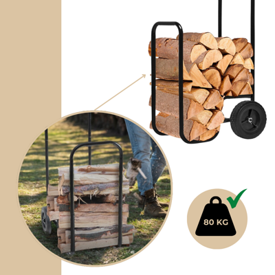 Vozík na palivové drevo