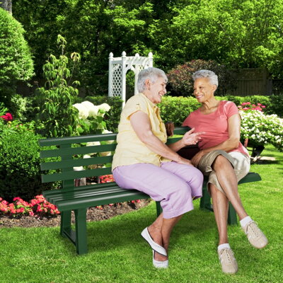 Záhradná lavička zelená