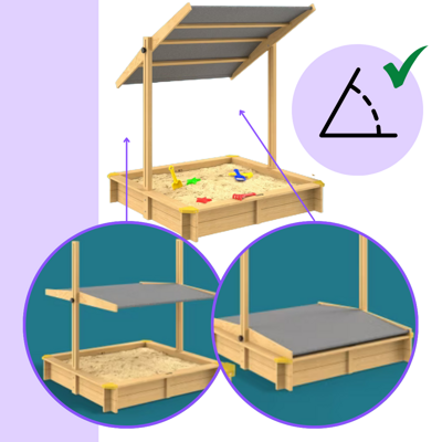 Pieskovisko so strieškou 