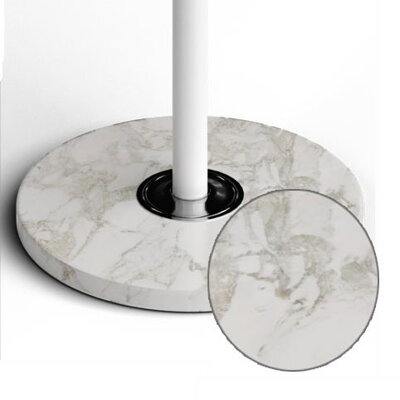 ťažká mramorová základňa