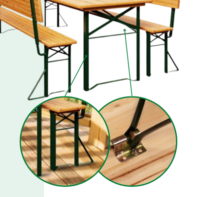 Pivný set PRAKTIK s operadlami