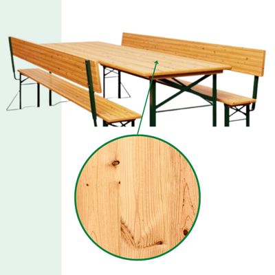 Pivný set PRAKTIK s operadlami