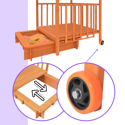 pieskovisko s verandou