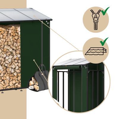 Prístrešok na palivové drevo