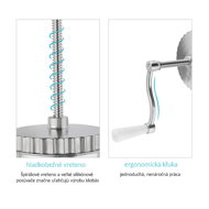 Plnička klobás a jaterníc DELIA, 2,5 kg, strieborná