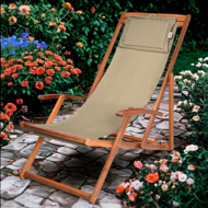 Záhradné lehátko SIENA, 65x87x102cm, bežová