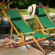 Záhradné lehátko SIENA, 65x87x102cm, zelená