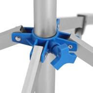 Hliníkový sušiak na bielizeň FALCO, 103×168 cm, strieborná