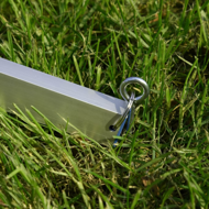 Hliníkový sušiak na bielizeň FALCO, 103×168 cm, strieborná