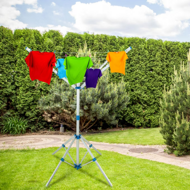 Hliníkový sušiak na bielizeň FALCO, 103×168 cm, strieborná