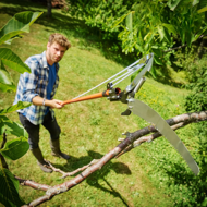 Teleskopická pílka s nožnicami MOREL, 2,6m, oranžová