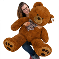 Veľký plyšový medveď BENY, 100cm, hnedá