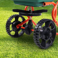 Posypový vozík SEED, 25l, zelená/oranžová