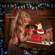 Adventný kalendár  NIKOLAS, 52x31x13cm, viacfarebná