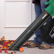 Elektrický vysávač lístia WOLF, 3v1. zelená/čierna