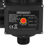 Tlakový spínač PUMP s káblom, 10bar s manometrom, zelená