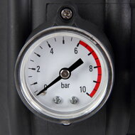 Tlakový spínač PUMP s káblom, 10bar s manometrom, zelená