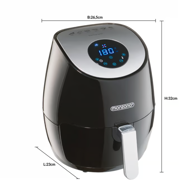 Teplovzdušná fritéza FRY, 1500W, 3,6l, čierna