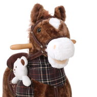 Hojdací koník hnedý so zvukovým efektom