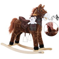 Hojdací koník hnedý so zvukovým efektom