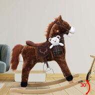 Hojdací koník hnedý so zvukovým efektom