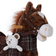 Hojdací koník hnedý so zvukovým efektom