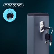 Parkovacia zábrana RIA, 5x5x65cm, šedá