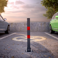 Parkovacia zábrana RIA, 5x5x65cm, šedá