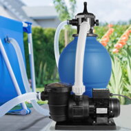 Piesková filtrácia k bazénu AQUA 9 600 l/h, modrá