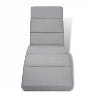 Leňoška LONDON, 186x55x89cm, šedá