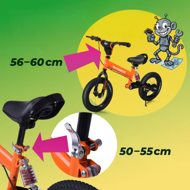 Detské odrážadlo QUIDO, od 3 rokov, oranžová