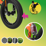 Detské odrážadlo QUIDO, od 3 rokov, oranžová