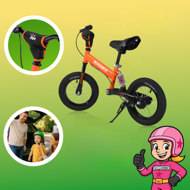 Detské odrážadlo QUIDO, od 3 rokov, oranžová