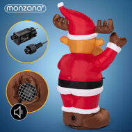 Nafukovací Sob osvetlený, 135cm, červená