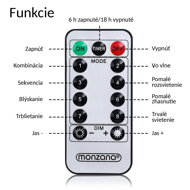 Vianočná svetelná reťaz  CECIL, 10m, studená biela