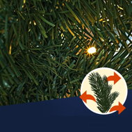 Vianočná girlanda ANDREA s osvetlením, zdobená, 10m, zelená