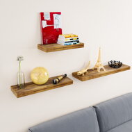 Nástenná polica FIGO+ konzola, 70 cm, tmavý dub