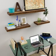 Nástenná polica FIGO+ konzola, 110 cm, tmavý dub