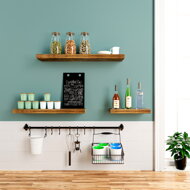 Nástenná polica FIGO+ konzola, 110 cm, tmavý dub