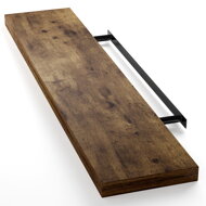 Nástenná polica FIGO+ konzola, 110 cm, tmavý dub