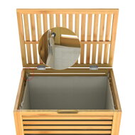 Bambusový kôš na bielizeň ISLA, 62L, prírodná hnedá