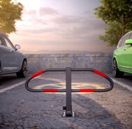 Parkovací oblúk, zábrana Odo, 70x18x47cm, antracitová