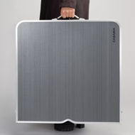 Kempingová sedacia súprava RORY, 5-dielna, sklápacia, šedá