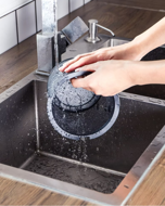 Vysávač na popol BENEDIKT, 1200 W, 18 kPa, čierna/oranžová