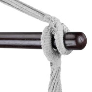 Závesné kreslo MANDY 170x100x150 cm, tmavosivé