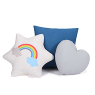 Detský stan teepee JULIUS, 120x120x160cm, šedá/modrá