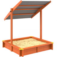 Pieskovisko so strieškou Sami, smrekové drevo, 120x120x120cm