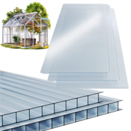 Dutinkový polykarbonát MARK 6mm, 60,5x121x0,6cm, 10ks, transparentná