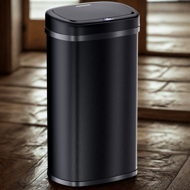 Senzorový odpadkový kôš DEUS, 58 litrov, čierna